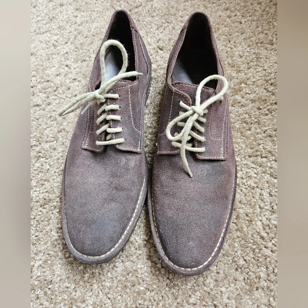 Cole Haan Men's Brown Suede Oxford Shoes, Size 10 M